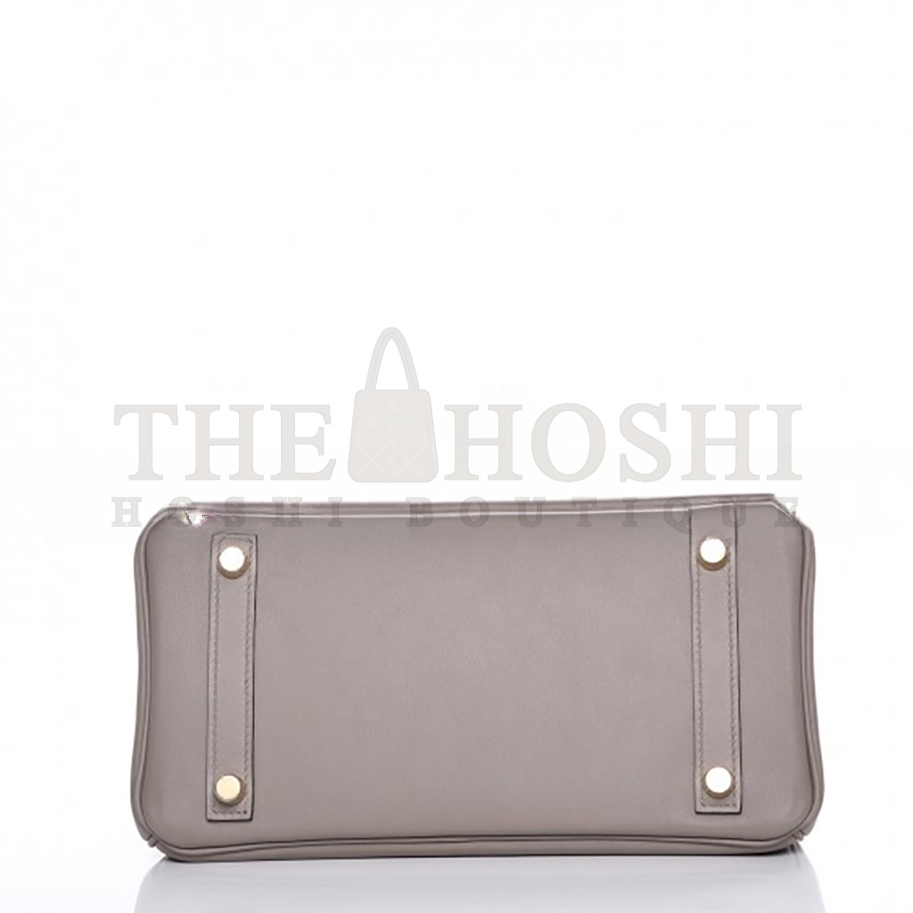 H**me5 BIRKIN 25 SWIFT ASPHALT GREY GOLD BUCKLE BAG H049362CK03 (25*20*13cm) Master Quality
